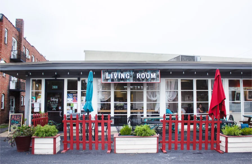 Living Room Coffee & Kitchen